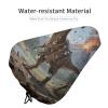 Bike Seat Cover Soft Comfort Bike Seat Cushion for Women Men Dinosaur in Volcanic Forest Waterproof Bicycle Seats Cushion Protective with Drawstring, Fit for City Road/Mountain view 4