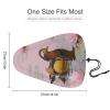 Bike Seat Cover Soft Comfort Bike Seat Cushion for Women Men Mandarin Duck in Lotus Waterproof Bicycle Seats Cushion Protective with Drawstring, Fit for City Road/Mountain view 2