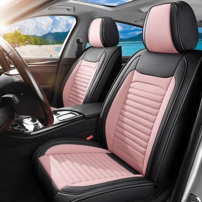 FaiFani Car Seat Covers Full Set Fit for Nissan Rogue 2010-2026, Blackpink
