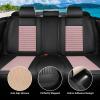 FaiFani Car Seat Covers Full Set Fit for Nissan Rogue 2010-2026, Blackpink view 4