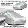 Hail Proof Car Cover for Chevy Camaro 2010-2023 Hail Protector Car Cover, Full Outdoor All Weather Anti-Hail/Rain/UV-Protection with Zipper view 4