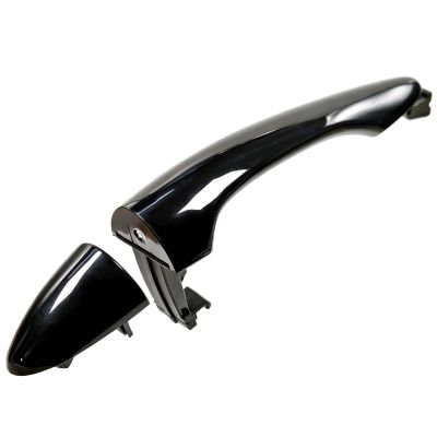 Lcyolada Front or Rear Right Passenger Side Exterior Door Handle for Kia Sportage 2011-2016, Replace# 82661-3W000, 82662-3W020, Primed Black