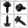 Lxsloet 10PCS Bumper Cover Splash Shield Mud Guard Screw Bolt, Car Fender Liner Bolts, 90159-60498 Hex Head Screw Bolts, Car Fender Bumper Retainers Compatible with Most Vehicles (10PCS) view 3