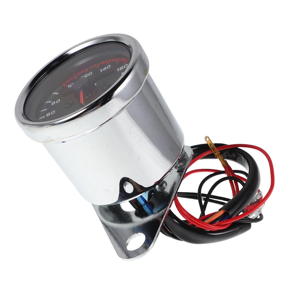 LIFKOME Motorcycle Digital Speedometer LED Display, Accurate Mileage Odometer Gauge for Night Riding and Maintenance