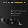 Dasbecan Full LED Headlight Compatible With Ram Promaster 1500 2500 3500 Cargo Van 2023-2025 EV 2024-2025 Rapio 2023-2024 Headlamp Assembly Cargo Van Left Driver Side w/bulbs Replaces#68516025AB view 4