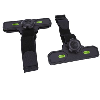 Yechiry RV Awning Clamps, 2PCS Windproof Shade Cloth Clips, Secure Awning Fasteners with Non Slip TPU Pad & Secure Knob Screws, Ideal for RV Support Poles