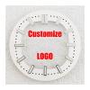 LAKSUYRE NH35 dial 30.5mm All Green Luminous Transparent fits NH70 NH72 Movement Watch Replacement Accessories DIY Logo(Dial-4) view 3