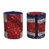 XDMGJQK British Flag Pattern Car Trash Can with Strap, 3l Vehicle Garbage Bin, Foldable Oxford Cloth Auto Trash Bag for Car Truck SUV Interior Organization view 2