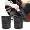 YSFER 2 PCS Collapsible Car Trash Can, Multipurpose Portable Automotive Garbage Bin with Hanging Loop, Waterproof Oxford Cloth Trash Bag Washable Waste Basket for Cars Trucks SUVs view 1