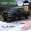 Hail Protector Car Cover Truck for 2004-2012 GMC Canyon Extended Cab, 6.2 ft.,Hail Cover Truck,Waterproof All Weather,Dustproof,Zipper,Reflective Strips phze,207.16968inch view 2