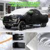 Hail Protector Car Cover Truck for 2004-2012 GMC Canyon Extended Cab, 6.2 ft.,Hail Cover Truck,Waterproof All Weather,Dustproof,Zipper,Reflective Strips phze,207.16968inch view 3