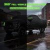 Hail Protector Car Cover Truck for 2004-2012 GMC Canyon Extended Cab, 6.2 ft.,Hail Cover Truck,Waterproof All Weather,Dustproof,Zipper,Reflective Strips phze,207.16968inch view 4