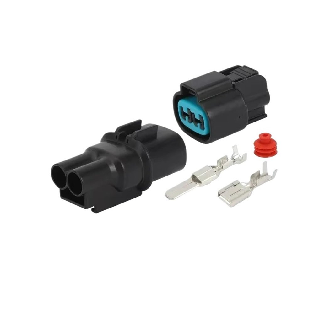 automotive connectors 1/5 Set 2 Pin Automotive Connector DJ7023Y-4.8-11/21 PK201-02020 PK205-02027 easy replacement(Female Male,1pcs)