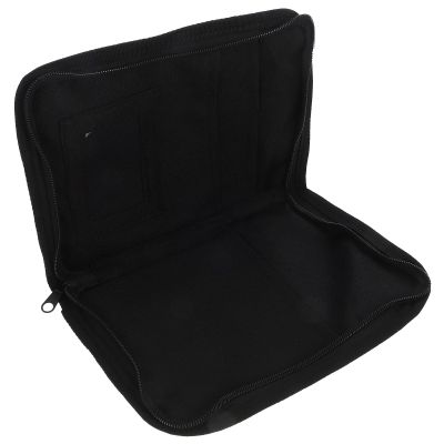 SHINEOFI Car Storage Holder Multi-pocket Oxford Cloth File Organizer Pouch with Pen Holder Black Portable Glove Box Storage Bag for Vehicle Document and Manual Management