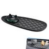 lekiliky Multifunction Anti-Slip Car Dashboard Mat, Center Console Storage Mat with Phone Holder Parking Number Holder, 3-in-1 Dashboard Accessories, Universal for Most Cars (Black #B) view 1