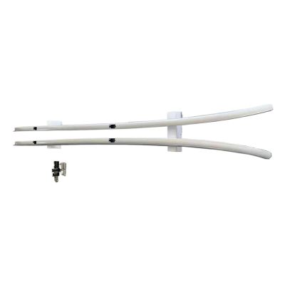 2Pcs Compatible for Leading Ideal L9 2022 2023 2024 Lixiang Aluminum Silver Top Side Rail Bar Roof Rail Rack
