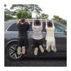 2Pcs Compatible for Leading Ideal L9 2022 2023 2024 Lixiang Aluminum Silver Top Side Rail Bar Roof Rail Rack view 3