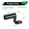 Yekoaru Motorcycle Mirror Mount Extender, Aluminum Alloy Handlebar Extender, Multi-Functional Rearview Mirror Extension Rod Bracket, Fit for Motorcycle Scooter Bike Phone Holder & Mirrors view 2