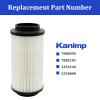 7080595 7082101 Air Filter 2530009 Fuel Filter Compatible with Polaris Sportsman 335 400 500 550 570 600 700 850 Scrambler Magnum ATV Parts view 3