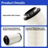7080595 7082101 Air Filter 2530009 Fuel Filter Compatible with Polaris Sportsman 335 400 500 550 570 600 700 850 Scrambler Magnum ATV Parts view 4