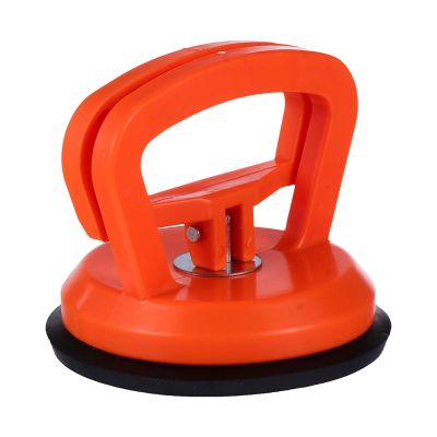 Ipetboom Orange Plastic Single-Claw Suction Cup Device, Mini Vacuum Lifter Dent Puller Tool for Automotive Glass Repair and Body Panel Removal