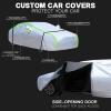 Car Cover Waterproof for Mercedes-Benz S55 AMG 2001-2006, Outdoor Full Car Covers with Door Zipper, Large Auto Cover Sun Snow Rain UV Heat Dust Resistant view 2