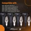 maXpeedingrods UF495 Ignition Coil and 4504 Spark Plug for Toyota Scion 2.4L L4 GAS Engine, 2006-2011 Camry, 2009-2010 Corolla, 2009-2012 Matrix, 2007-2008 Solara, 2008-2011 XB UF-495 (Set of 4) view 3