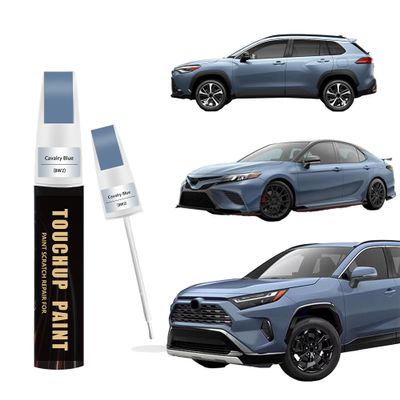 Cavalry Blue(8W2) Car Paint Touch Up Pen Compatible with Toyota, 2-In-1 Color Accurate Touch Up Car Scratch Repair Paint Exact Match Toyota Series Automotive Scratch Remover for Nicks&Chips Repair