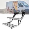 Folding RV Step Assembly with LED Light Bar & Non-Slip Pedal 400 LBS Capacity Electric Retractable Rv Steps for Motorhomes Camper Caravans Travel Trailer(12V,Double) view 1