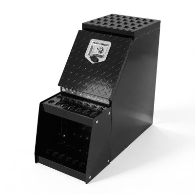 Truck Step Tool Box 12" Heavy Duty Aluminum Side Mount Lockable Storage