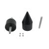 Motorcycle Handlebar Grips Cap Motorcycle Handle Parts Bar Ends for Su&zuki GSXR 600 750 1000 Hayabusa GSX1300R Katana SV Bandit TL1000S BK view 3