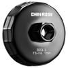 Chinrose 73-74mm Oil Filter Wrench, 15 Flutes oil filter socket wrench & Heavy-Duty 1/2Inch Square Drive Flute Oil Filter Removal Tool view 1