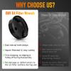 Chinrose 73-74mm Oil Filter Wrench, 15 Flutes oil filter socket wrench & Heavy-Duty 1/2Inch Square Drive Flute Oil Filter Removal Tool view 4