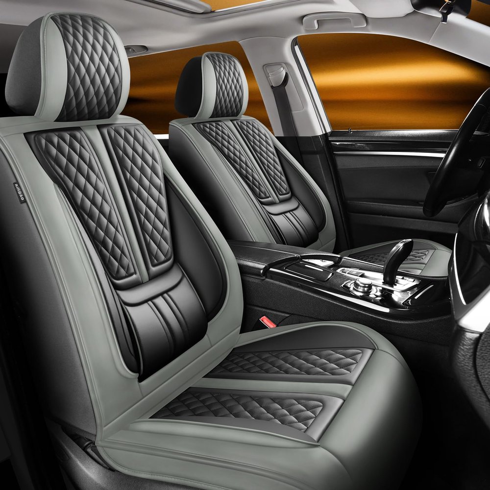 DZATTU Car Seat Covers for Nissan Juke 2011-2016 2017,Full Set,Grey