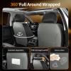 DZATTU Car Seat Covers for Nissan Juke 2011-2016 2017,Full Set,Grey view 2
