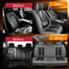 DZATTU Car Seat Covers for Nissan Juke 2011-2016 2017,Full Set,Grey view 4