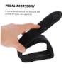 FUOYLOO Fixed Gear Bike Pedal Straps Adjustable Toe Clips Cycling Footrest Straps Lightweight Black Pair for Road and Mountain Bikes view 4