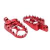 BAFOVY CNC Wide Foot Peg, 360 Degree Rotating Aluminum Alloy Foot Peg with X Bridge Design for Improved Grip, Replacement for Bobber Iron 883 (Red) view 4