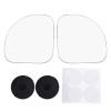 Fan Shaped Blind Spot Mirror 360 Degree Adjustable HD Glass Blindspot Mirror for Cars Trucks SUVs RVs view 1