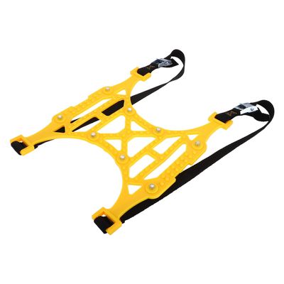 MAGICLULU Car Snow Chains for Tires Thickened Anti-slip Wheel Chain Yellow 1pcs Universal Fit for Cars Suvs Trucks Winter Driving Accessories