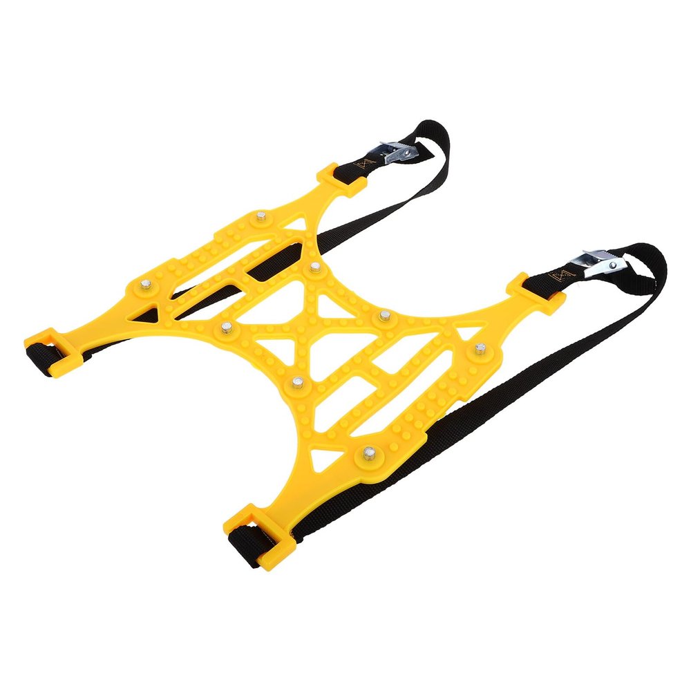 MAGICLULU Car Snow Chains for Tires Thickened Anti-slip Wheel Chain Yellow 1pcs Universal Fit for Cars Suvs Trucks Winter Driving Accessories