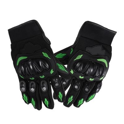 Hemobllo Motorcycle Riding Gloves Size L Breathable Anti-Skid Protective Outdoor Cycling Gloves for Adult Riders All-Season Use