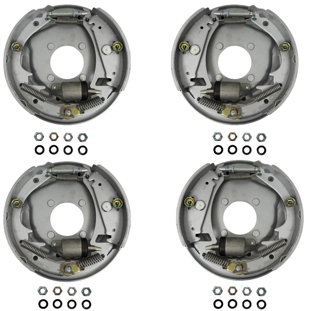 10" Hydraulic Trailer Brake Kit for 3,500 lb Trailer Axle - Free-Backing Brakes, Multiple Package Options. (2 Pair Brakes)