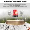 HuanSebesity Full Exterior Smart Car Cover,Solar Powered Automatic Protection Shelter,Aterproof Windproof Snowproof Anti-Hail Durable Material,for Sedan SUV Mpv Indoor Outdoor All Weather White-3L view 2