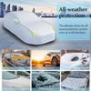 Hail Protector Car Cover for Cadillac Escalade (2015-2026),Anti-Hail Car Cover Heavy Duty 5 Layers Thicken Rain Snow Protector Indoor Outdoor Full Exterior(Sliver) xd65 view 2