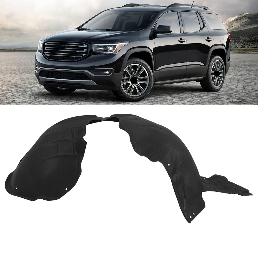 Front Left Inner Fender Liner Driver Side Compatible with 2017-2018 GMC Acadia Replace OEM 84244796