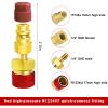 YSFER R1234yf Adapter Kit, R1234YF to R134A Quick Coupler for Car AC Charging, High Low Side Connector Conversion Kit Air Conditioning System Hose Fitting, Car Accessories view 2