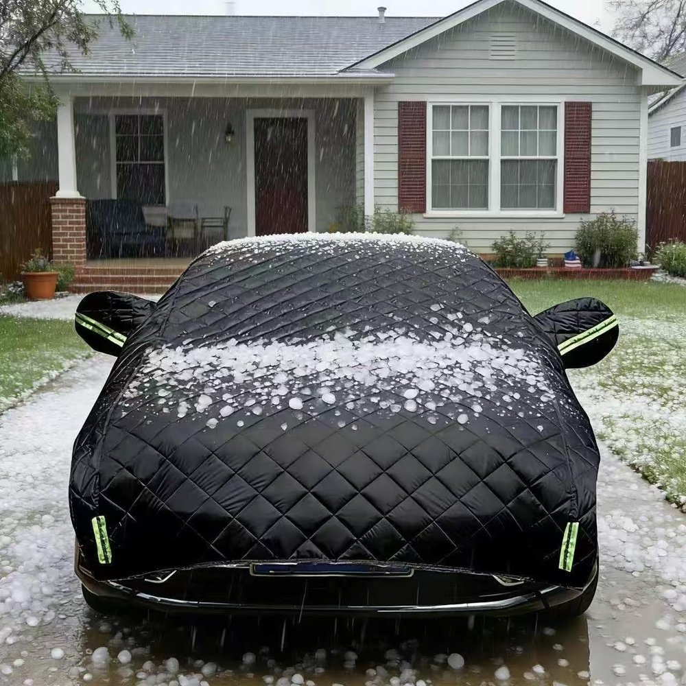 Hail Protector Car Cover Compatible with Hyundai Ioniq 6,Anti-Hail Car Cover,Outdoor,Heavy Duty Waterproof SUV/Sedan Protector,with Reflective Strips L0402
