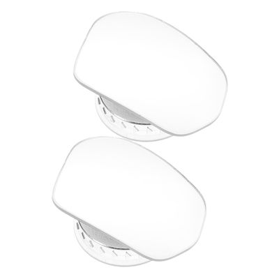 Happyyami Universal Car Blind Spot Mirror Pair Frameless Convex Wide Angle Rearview Mirrors with Suction Cup for Truck Suv Exterior Accessories