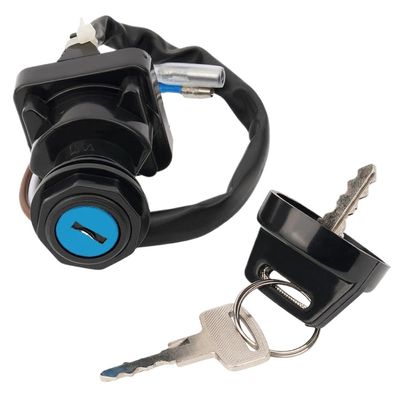Motorcycle Ignition Key Switch Door Lock Compatible with Bayou 300 KLF300B KLF300C 400 KLF400B 4x4 220 KLF220A KEF300B